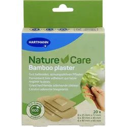 NATURE CARE Bambus-Pflasterstrips 3 Größen 20 St.