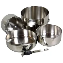 Basic Nature Biwak Edelstahl 3 Silber, One Size, 557900