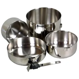 Basic Nature Biwak Edelstahl 3 Silber, One Size, 557900