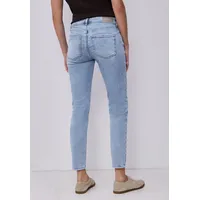 STREET ONE Mid Waist Slim Leg Jeans, im Denim Look