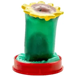 Scherzkondom «Sonnenblume» Handbemalt, Sommerliches Geschenk (1 Stück) 1 St