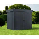 EcoStar Metallgerätehaus Euroline EFD4 anthrazit 214 x 166 cm 2-flg.