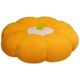 Surwin Stuhlkissen Rund Pumpkin Sitzkissen Rund Bequemes Bodenkissen, Sitzkissen Boden gartenmöbel-Kissen, für Indoor und Outdoor (45cm,Gelb)