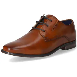 Bugatti Herren Businessschuhe, Männer Business Schnürer,Schnuerschuhe,Schnuerer,straßenschuhe,Strassenschuhe,Schnuerung,Cognac (6300),41 EU / 7 UK