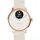 Withings ScanWatch Light 37 mm sand, Sport Fluorelastomer-Armband weiß/rosegold