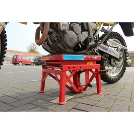 Trutzholm Hebebühne Edelstahl 34 - 87 cm rot
