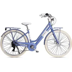VICTORIA Elektro-Citybike LADY 28 Zoll – BLU CAPRI blau 46 CM