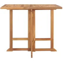 vidaXL Garten-Esstisch 90 x 90 x 75 cm Braun