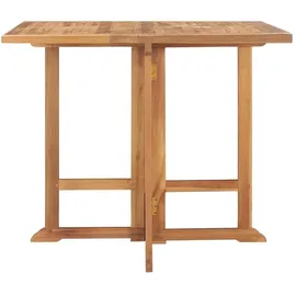vidaXL Garten-Esstisch 90 x 90 x 75 cm Braun