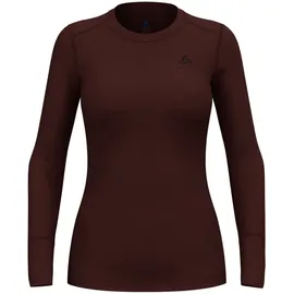Odlo Damen Langarmshirt BL TOP crew neck L/S 111601 L - Fudge - L