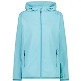 CMP 32x5796 Rain Fix Hood Jacke - Aqua - S