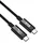 Club 3D USB 4 2x2 Typ-C Kabel USB-IF 4K60Hz PD 240W St./St. 2m schwarz CAC-1575