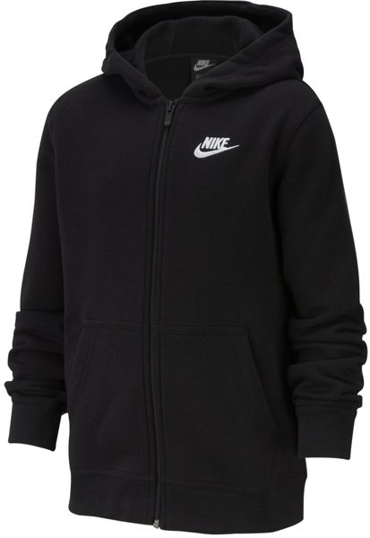 Nike Sportswear Full-Zip Hoodie - Kapuzenpullover - Jungen - Black - XS