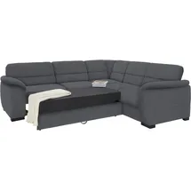 sit&more Ecksofa SIT & MORE "Montego L-Form, B: 255 cm", grau (anthrazit), B:255cm H:88cm T:225cm, Luxus-Microfaser (90% Polyester, 10% Polyamid);Struktur (100% Polyester);Luxus-Microfaser ALTARA NUBUCK (100% Polyester), Sofas, Ecksofa, wahlweise mit Bettfunktion