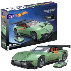 Mattel HMY97 - Hot Wheels - MEGA - Aston Martin Vulcan, 1:18 mit 986 Teilen