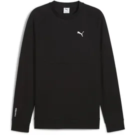 Puma Herren Sweatshirt, tech Crew DK PUMA Black, L