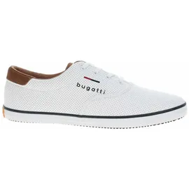 Bugatti 321-AFH01 Herren Schnürer weiß