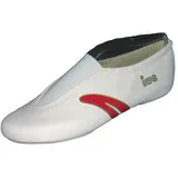 IWA Gymnastikschuh 502 - Creme mit roten Streifen - 33