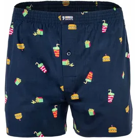 Happy Shorts Web-Boxershorts mehrfarbig L 1er Pack