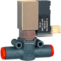 Riegler 3/2-Wege-Magnetventil schallgedämpfte Entlüftung, NC, Schl.6