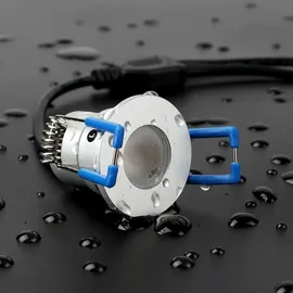 Longlife LED Einbaustrahler Mini Livorno 8x silber