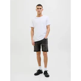 JACK & JONES Jeans-Shorts "Rick" in Schwarz - S