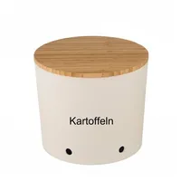 Magu Vorratsdose Kartoffel Ø 23 cm Kunststoff Off White