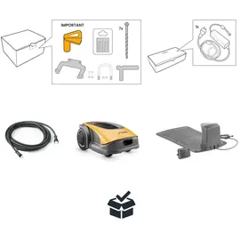 Stiga A 300 + Roboter-Dockingstation + Garage