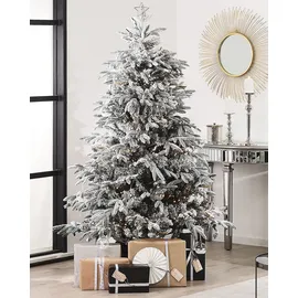 Beliani Weihnachtsbaum 180 cm Weiß