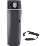 Wasserkocher Reise-elektrischer Auto Heizung Cup 500ml tragbare Kaffee Tee Tasse 24V/12V - Schwarz