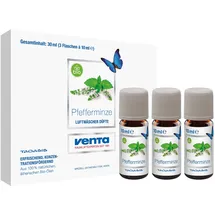 Venta Bio-Duft Pfefferminze, 100 % Natürliche Ätherische Bio-Öle, 3 x 10 ml