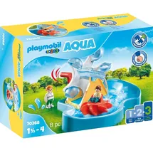 Playmobil 1.2.3 Wasserrad mit Karussell 70268