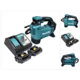 Makita DMP 181 RA Akku Kompressor 18 V 11,1 bar + 2x Akku 2,0 Ah + Ladegerät