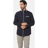 Babista Langarmhemd Blau / Schwarz / Weiß XL