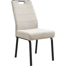 Hela 4-Fußstuhl ELVAS Polyester beige/schwarz