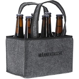 Cepewa Flaschenträger 6 Flaschen Bier Bierträger Flaschenträger Sixpack Männertasche