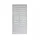 Andrewex Sichtschutzzaun Element Faro 180 x 90 cm grau lackiert
