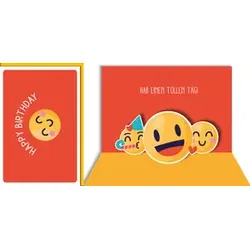 Geburtstagskarte Pop-up Smiley 512623 Bild