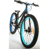 Volare Gradient Kinderfahrrad - Jungen - 26 Zoll - Schwarz Blau - 7-Gang - Prime Collection - Blau/Schwarz