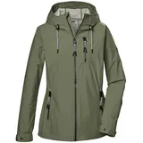 G.I.G.A. DX Damen Softshelljacke/Outdoorjacke mit Kapuze GS 74 WMN SFTSHLL JCKT, blasses oliv, 42,