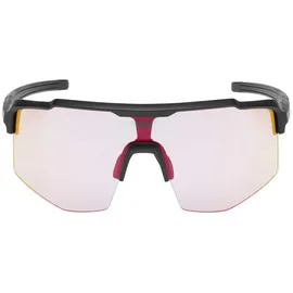 MAVIC MVS Shield Photochromic - Fahrradbrille schwarz/rot
