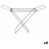 Confortime Faltbarer Wäscheständer Confortime Aluminium Silberfarben Blau 175 x 55 x 110 cm (6 Stück)