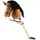 Bieco Steckenpferd - Brown | S