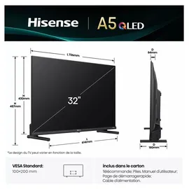 Hisense 32A5Q 32 Zoll QLED Full HD Smart TV