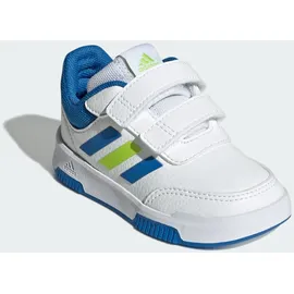 adidas Tensaur Hook and Loop Cloud White / Bright Royal / Solar Slime 20