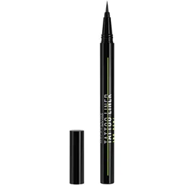 Maybelline New York Flüssiger Eyeliner, Wasserfest, wischfest und langanhaltend, Vegan, Tattoo Liner Ink Eyeliner, Nr. 881 Matte Black (Schwarz), 1 ml