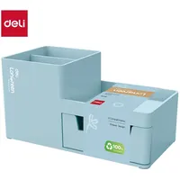DeliBest Schreibtisch Organizer 17,3x8,8x9,2 cm Blau