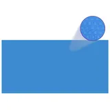 vidaXL Poolabdeckung Blau 975×488 cm