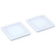 Kalb Material Für Möbel LED Unterbauleuchten Küchenleuchte Küchenleuchten Panel Unterbauleuchte Küche, Auswahl:2er SET, Lichtfarbe:warmweiß
