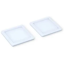 Kalb Material Für Möbel LED Unterbauleuchten Küchenleuchte Küchenleuchten Panel Unterbauleuchte Küche, Auswahl:2er SET, Lichtfarbe:warmweiß